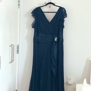 Long Navy Gown